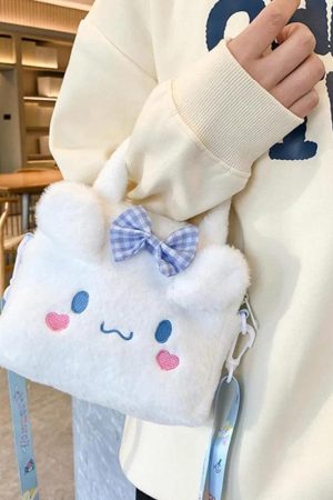 Stylish Work Outfits, Outfit Summer Ideas Kawaii Fluffy Sanrio Handbag