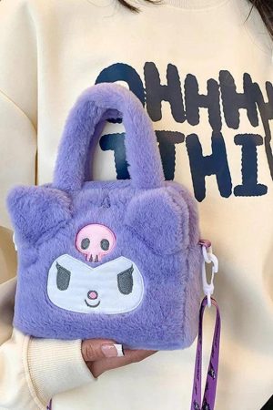 Stylish Work Outfits, Outfit Summer Ideas Kawaii Fluffy Sanrio Handbag