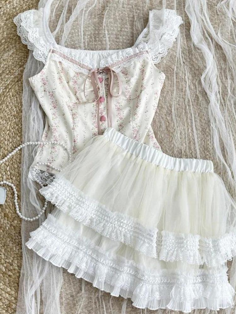 Stylish Work Outfits, Outfit Summer Ideas Kawaii Top & Mini Skirt Two Piece Set Stylish Work Outfits, Outfit Summer Ideas Kawaii Top & Mini Skirt Two Piece Set