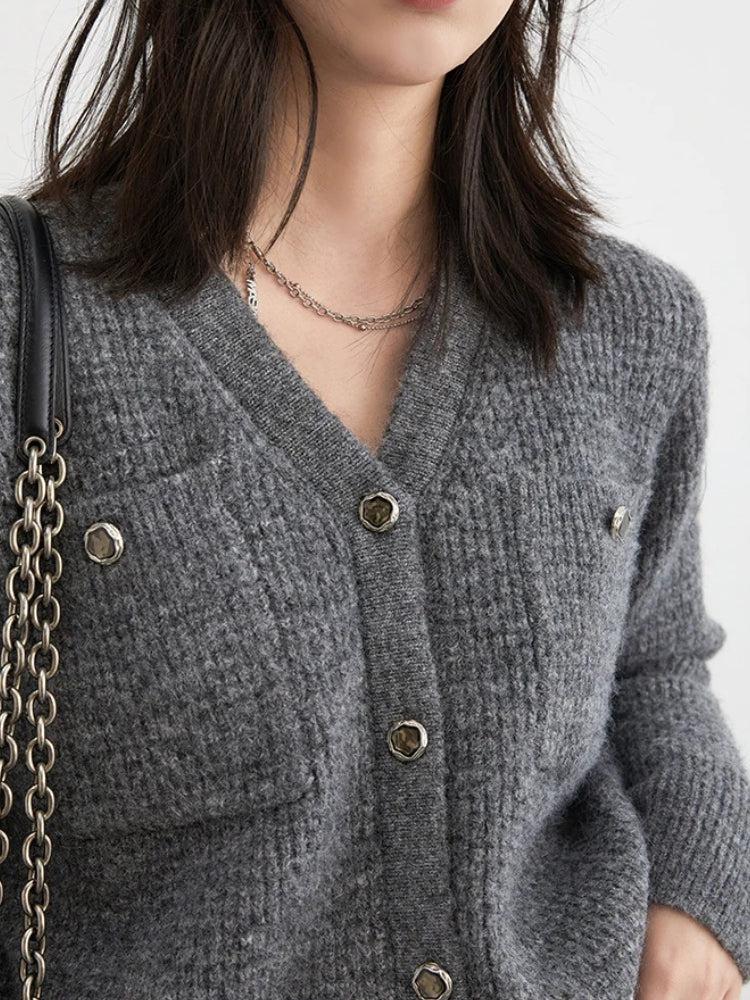 Stylish Work Outfits, Outfit Summer Ideas Knitted Button-Up Cardigan & Mini Skirt Two Piece Set Stylish Work Outfits, Outfit Summer Ideas Knitted Button-Up Cardigan & Mini Skirt Two Piece Set