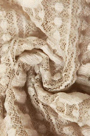 Stylish Work Outfits, Outfit Summer Ideas Lace Asymmetric Patchwork Top