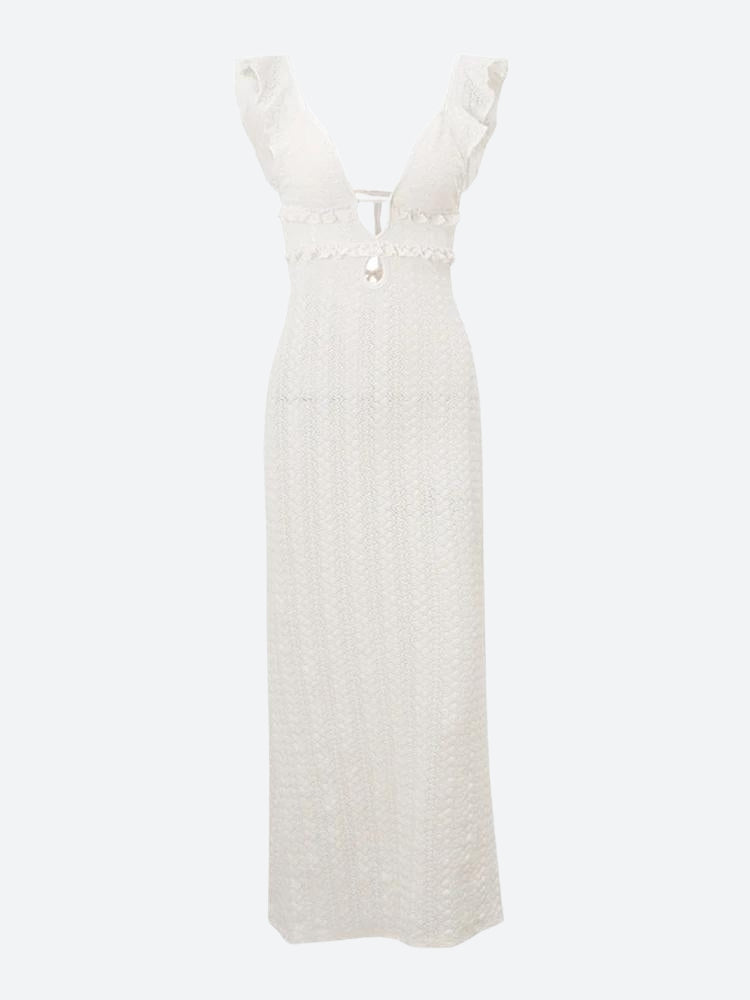 Stylish Work Outfits, Outfit Summer Ideas Lace Backless Plunge Neck Maxi Dress Stylish Work Outfits, Outfit Summer Ideas Lace Backless Plunge Neck Maxi Dress