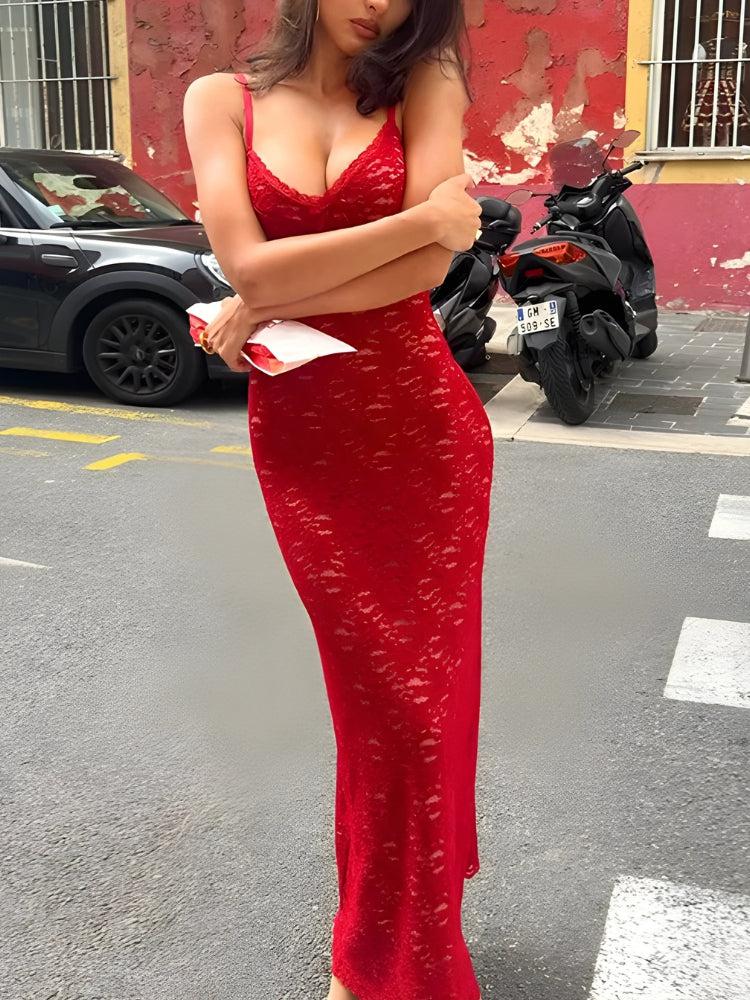 Stylish Work Outfits, Outfit Summer Ideas Lace Bodycon Maxi Dress