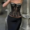 Stylish Work Outfits, Outfit Summer Ideas Lace Corset Top