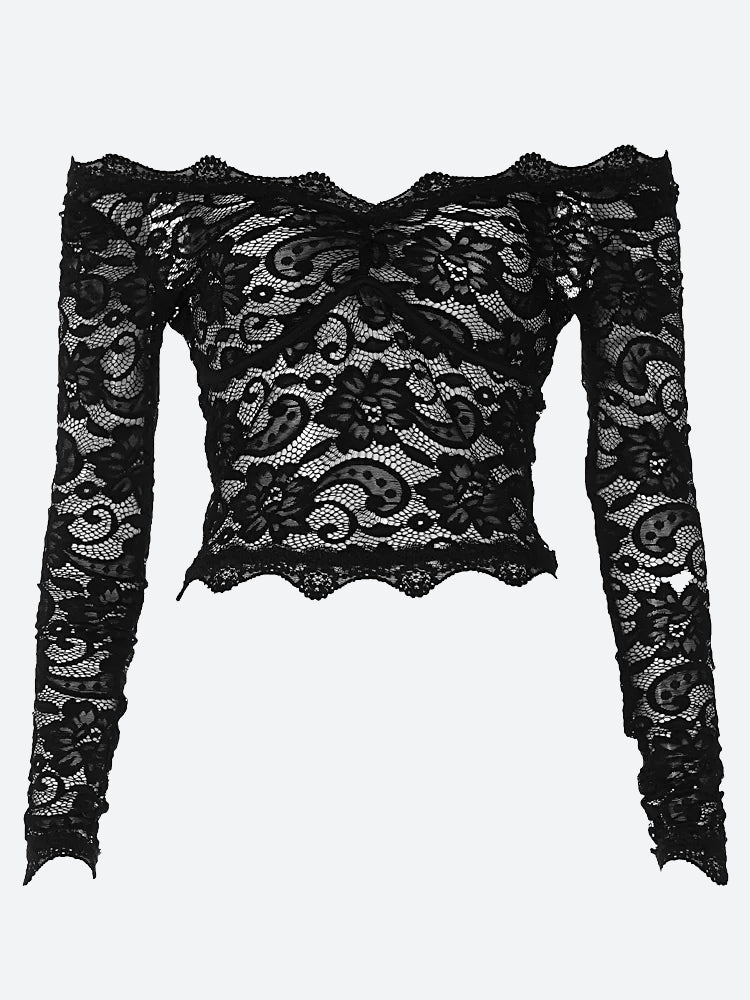 Stylish Work Outfits, Outfit Summer Ideas Lace Sheer Off Shoulder Top Stylish Work Outfits, Outfit Summer Ideas Lace Sheer Off Shoulder Top