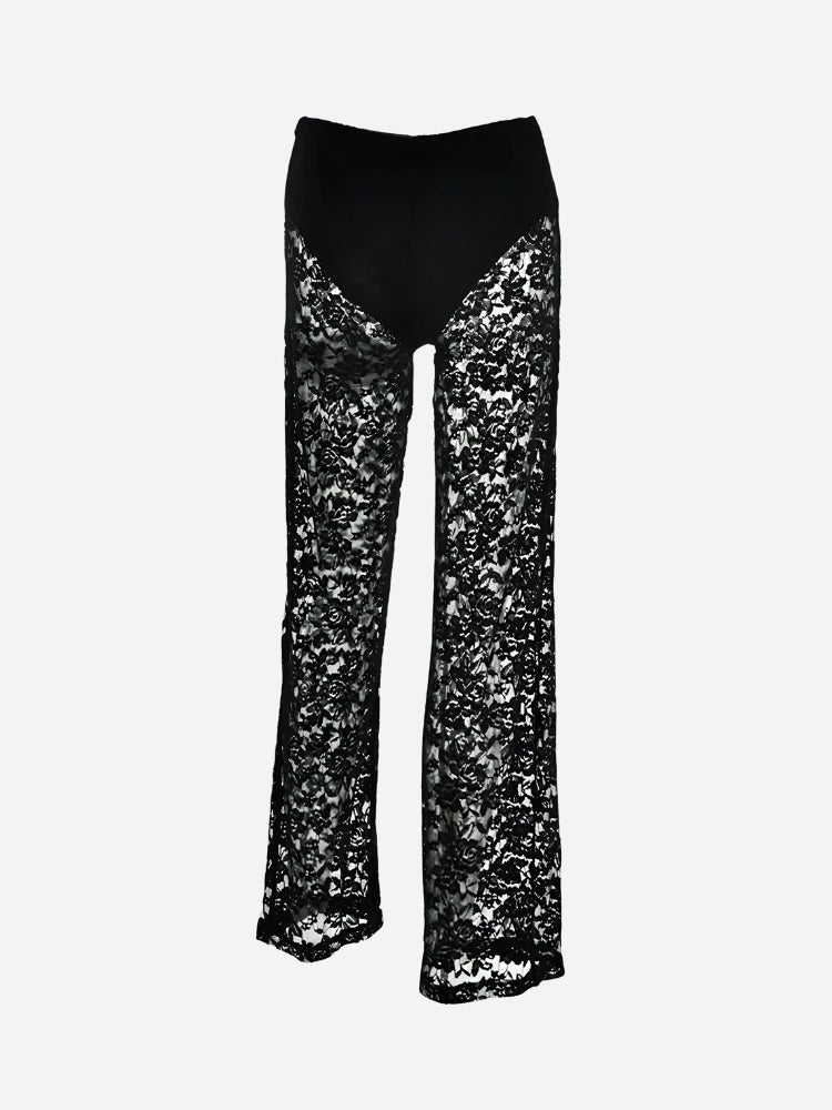 Stylish Work Outfits, Outfit Summer Ideas Lace Sheer Pants Stylish Work Outfits, Outfit Summer Ideas Lace Sheer Pants