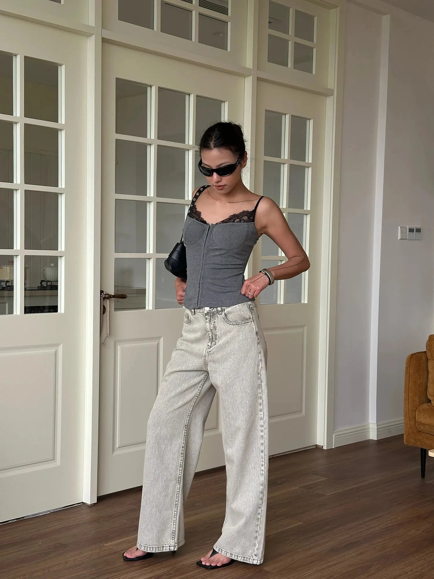 Stylish Work Outfits, Outfit Summer Ideas Lace Trim Bustier Top Stylish Work Outfits, Outfit Summer Ideas Lace Trim Bustier Top