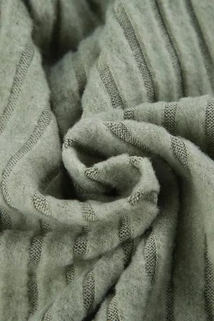 Stylish Work Outfits, Outfit Summer Ideas Lace Trim Slit Plush Top