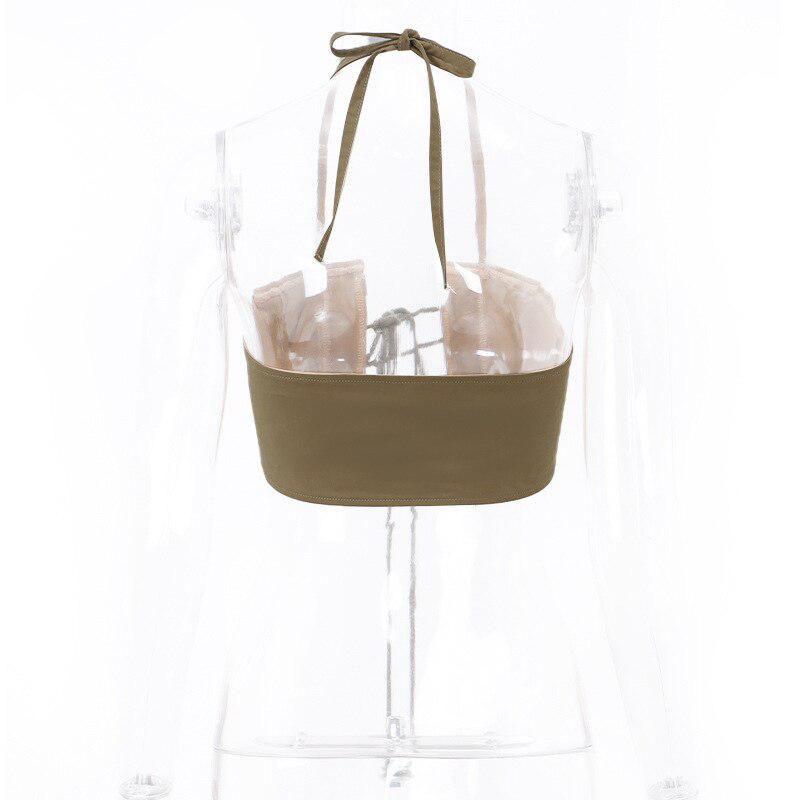 Stylish Work Outfits, Outfit Summer Ideas Lace Up Halter Top Stylish Work Outfits, Outfit Summer Ideas Lace Up Halter Top