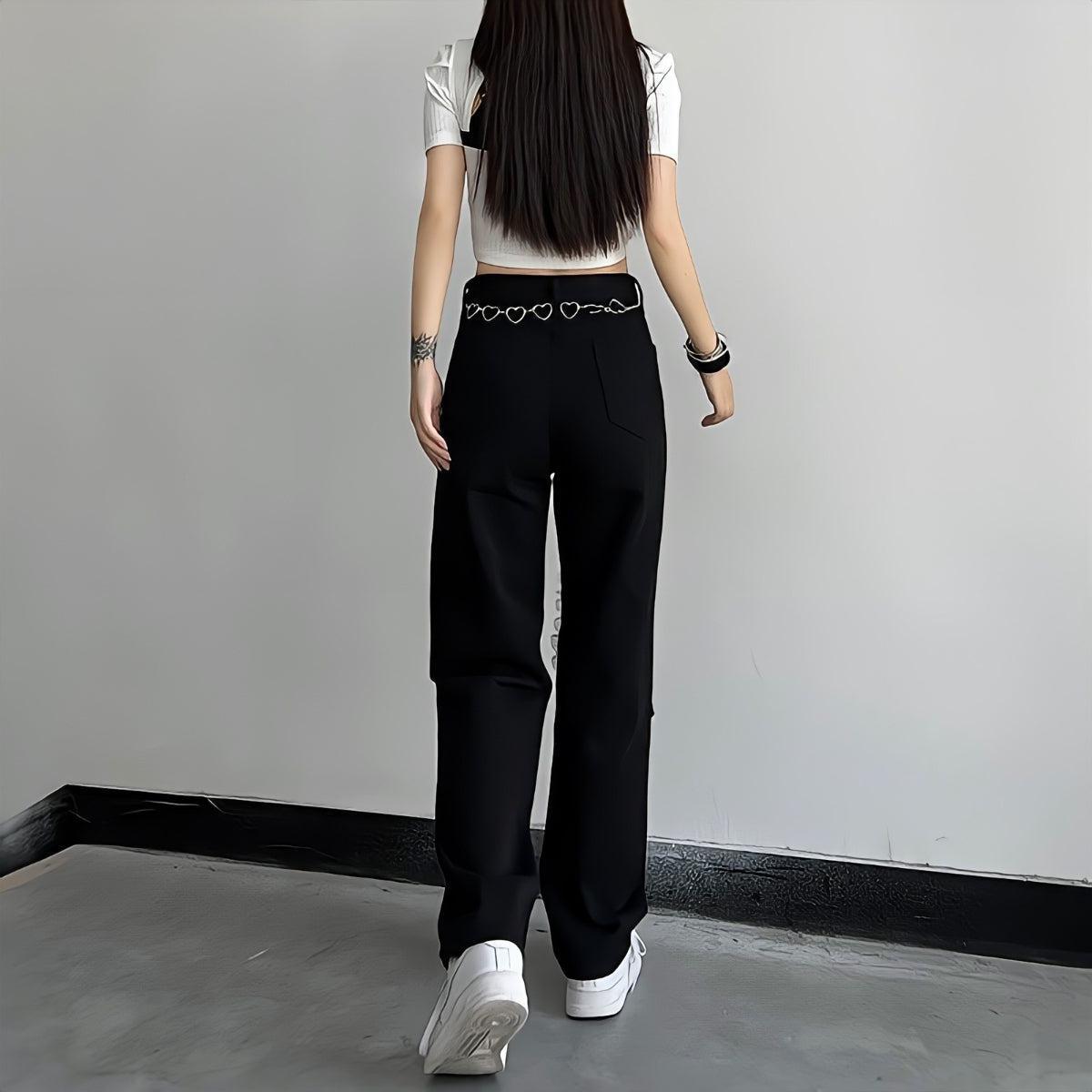 Stylish Work Outfits, Outfit Summer Ideas Lace Up Knee Washed Jeans Stylish Work Outfits, Outfit Summer Ideas Lace Up Knee Washed Jeans