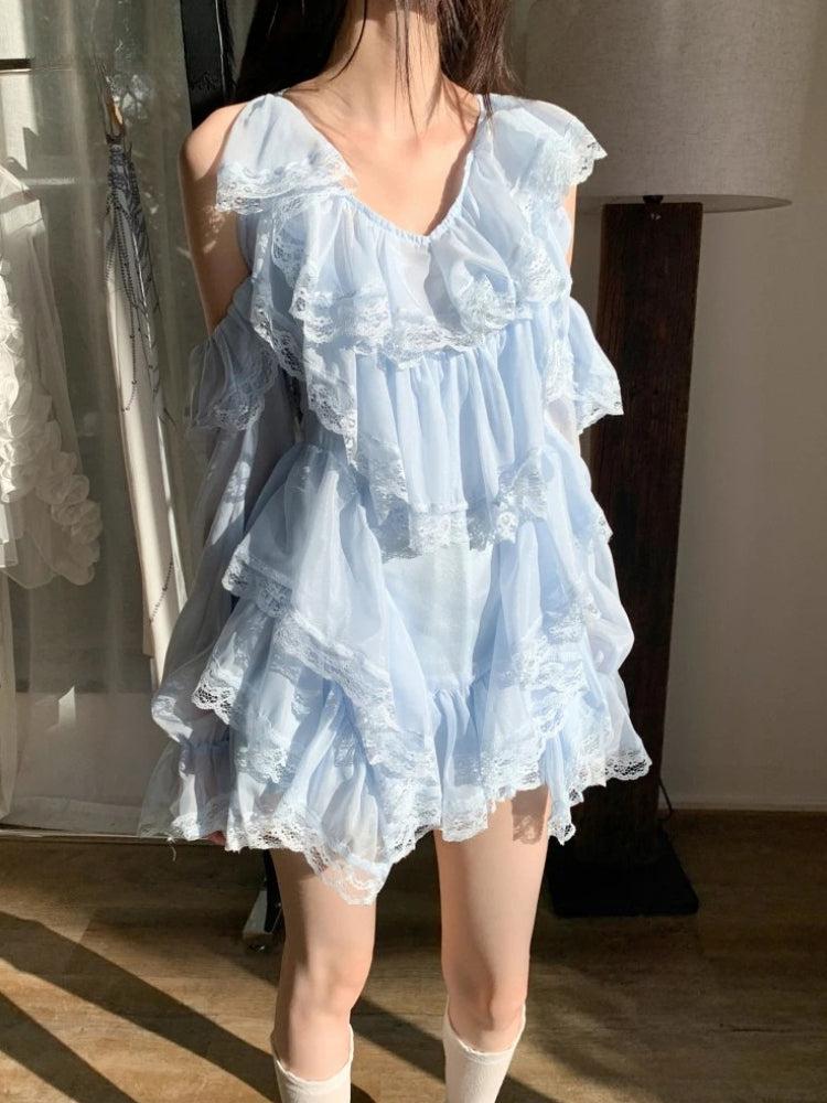 Stylish Work Outfits, Outfit Summer Ideas Layered Ruffled Mini Dress Stylish Work Outfits, Outfit Summer Ideas Layered Ruffled Mini Dress