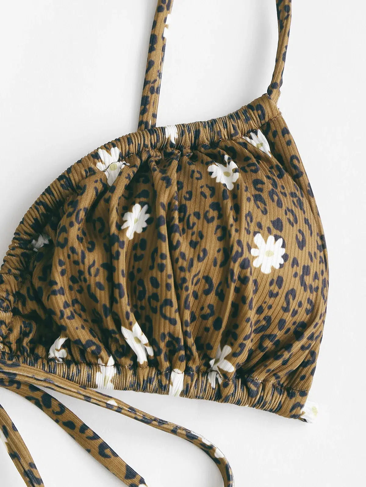 Stylish Work Outfits, Outfit Summer Ideas Leopard Daisy Drawstring Bikini Set Stylish Work Outfits, Outfit Summer Ideas Leopard Daisy Drawstring Bikini Set