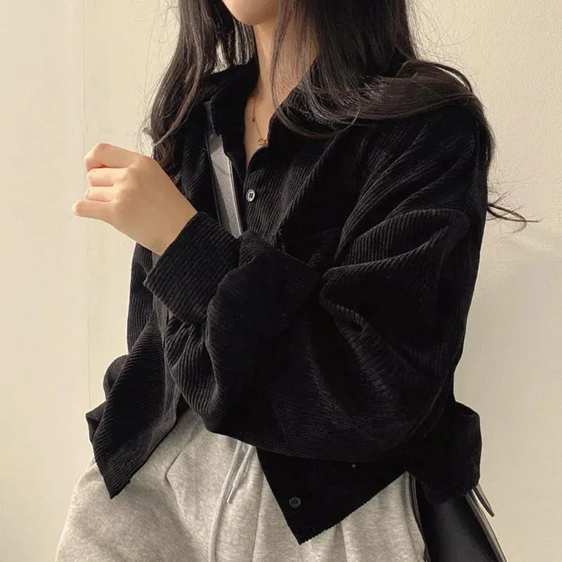 Stylish Work Outfits, Outfit Summer Ideas Light Academia Cropped Corduroy Jacket Stylish Work Outfits, Outfit Summer Ideas Light Academia Cropped Corduroy Jacket