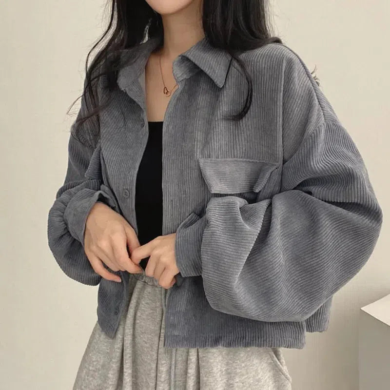 Stylish Work Outfits, Outfit Summer Ideas Light Academia Cropped Corduroy Jacket Stylish Work Outfits, Outfit Summer Ideas Light Academia Cropped Corduroy Jacket