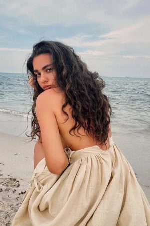 Stylish Work Outfits, Outfit Summer Ideas Linen Midi Dress