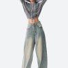 Stylish Work Outfits, Outfit Summer Ideas Low Rise Baggy Denim Jeans