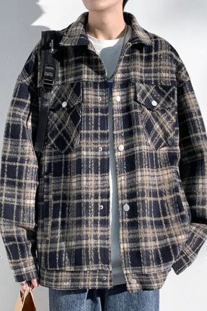 Stylish Work Outfits, Outfit Summer Ideas Lumberjack Shirt Jacket