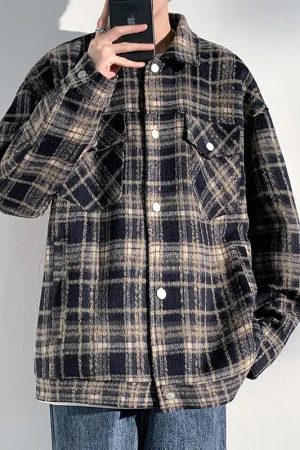 Stylish Work Outfits, Outfit Summer Ideas Lumberjack Shirt Jacket