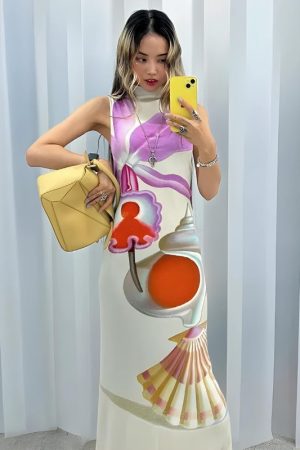 Stylish Work Outfits, Outfit Summer Ideas Maruja Mallo Split Maxi Dress