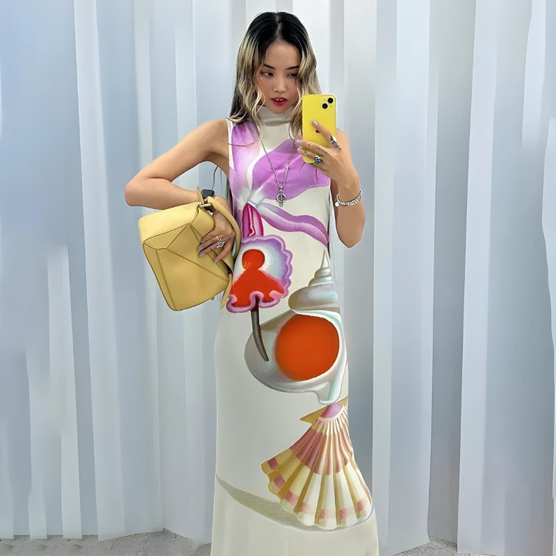 Stylish Work Outfits, Outfit Summer Ideas Maruja Mallo Split Maxi Dress