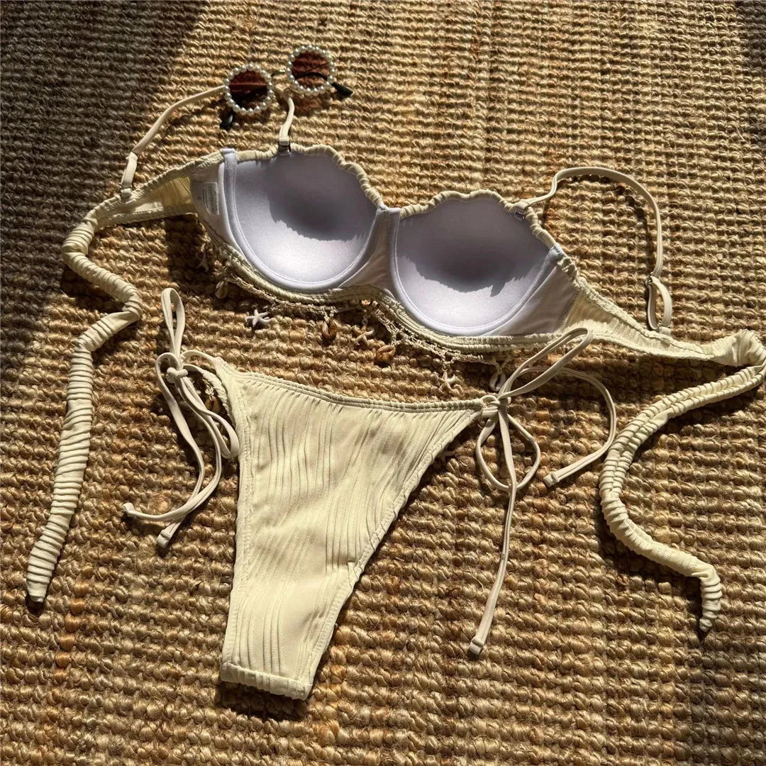 Stylish Work Outfits, Outfit Summer Ideas Mermaidcore Bikini Set Stylish Work Outfits, Outfit Summer Ideas Mermaidcore Bikini Set