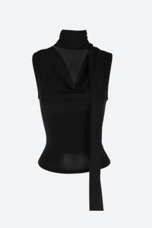 Stylish Work Outfits, Outfit Summer Ideas Neck Tie Tank Top