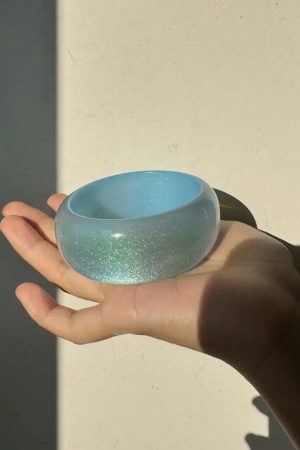 Stylish Work Outfits, Outfit Summer Ideas Ocean Chunky Resin Bracelet