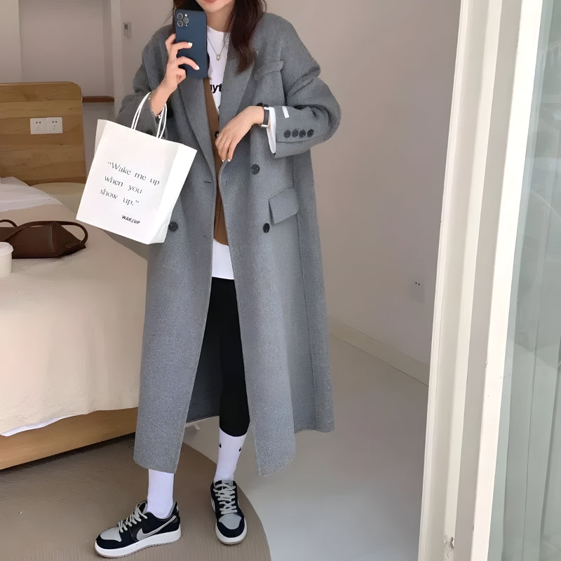 Stylish Work Outfits, Outfit Summer Ideas Old Money Long Coat Stylish Work Outfits, Outfit Summer Ideas Old Money Long Coat