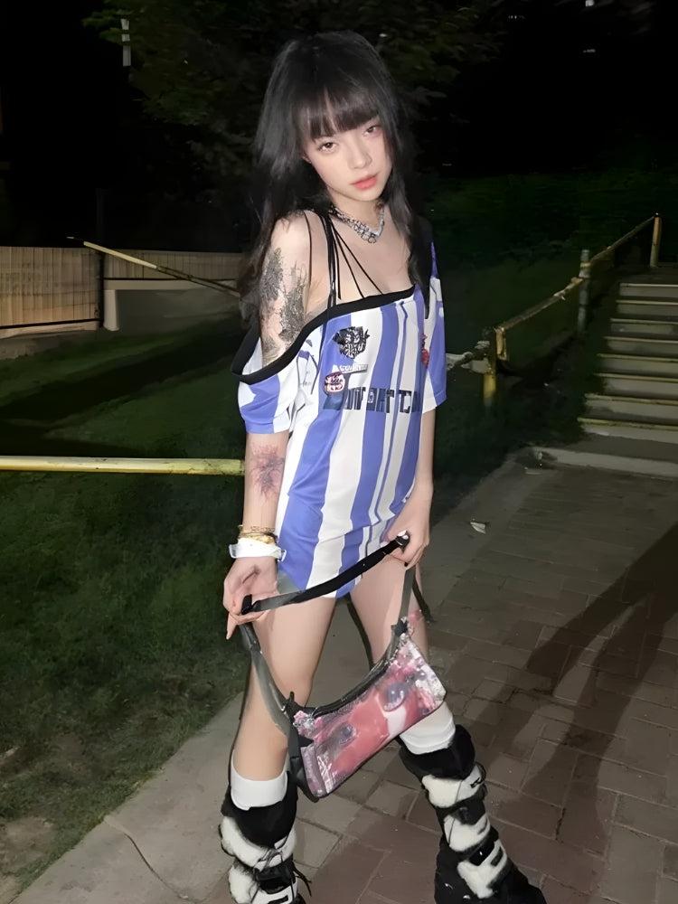 Stylish Work Outfits, Outfit Summer Ideas One Shoulder Jersey Top