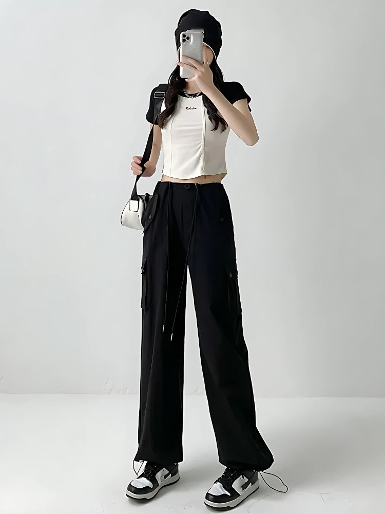 Stylish Work Outfits, Outfit Summer Ideas Parachute Cargo Pants Stylish Work Outfits, Outfit Summer Ideas Parachute Cargo Pants