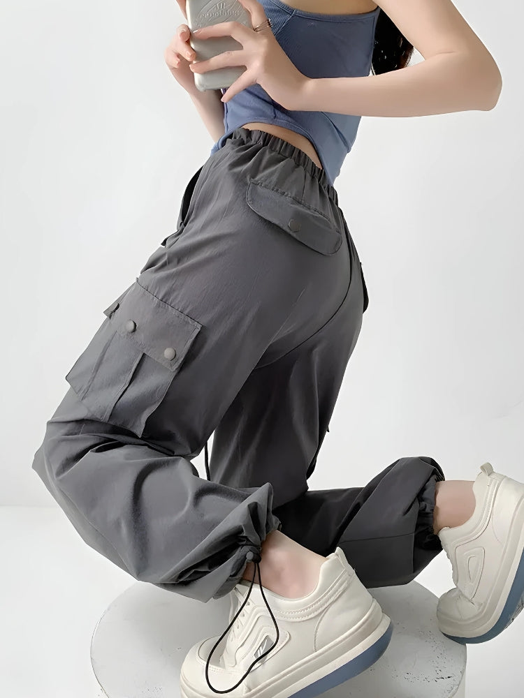 Stylish Work Outfits, Outfit Summer Ideas Parachute Cargo Pants Stylish Work Outfits, Outfit Summer Ideas Parachute Cargo Pants