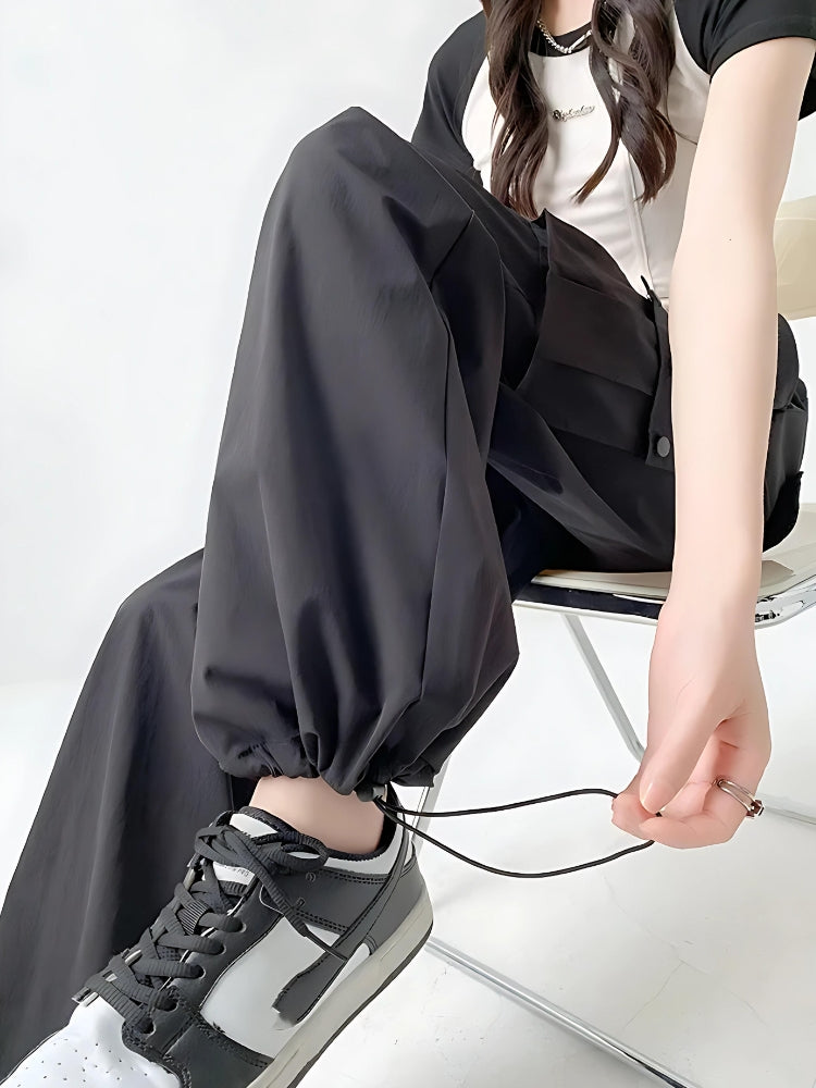 Stylish Work Outfits, Outfit Summer Ideas Parachute Cargo Pants Stylish Work Outfits, Outfit Summer Ideas Parachute Cargo Pants