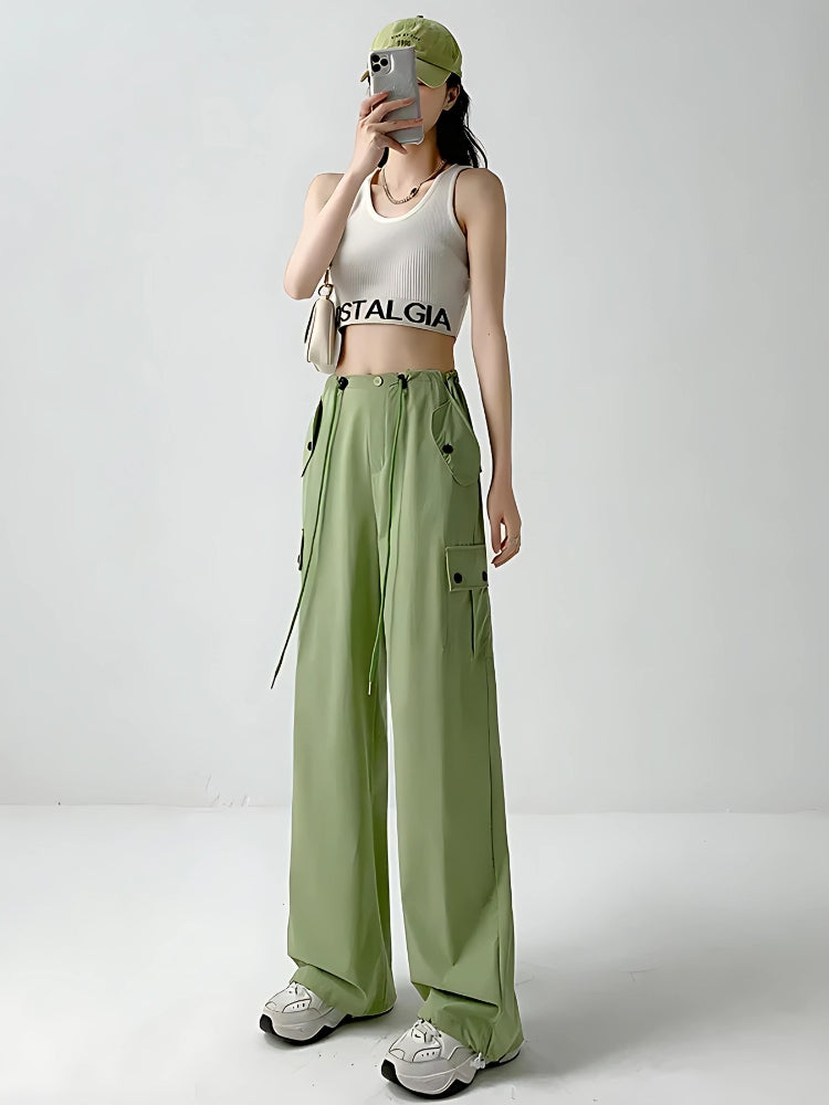 Stylish Work Outfits, Outfit Summer Ideas Parachute Cargo Pants Stylish Work Outfits, Outfit Summer Ideas Parachute Cargo Pants