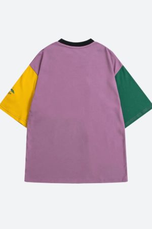 Stylish Work Outfits, Outfit Summer Ideas Patchwork Pop Tee