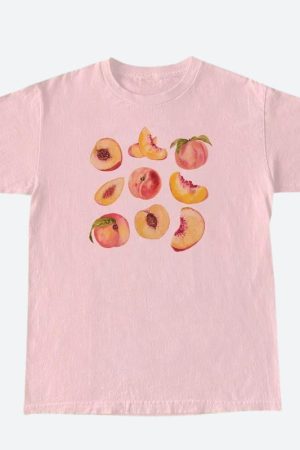 Stylish Work Outfits, Outfit Summer Ideas Peaches Tee