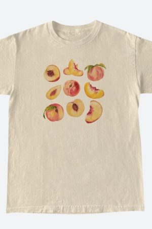 Stylish Work Outfits, Outfit Summer Ideas Peaches Tee