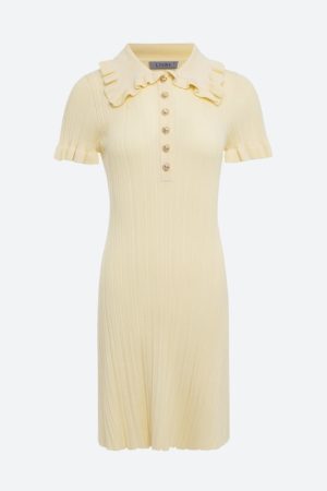 Stylish Work Outfits, Outfit Summer Ideas Peter Pan Collar Mini Dress