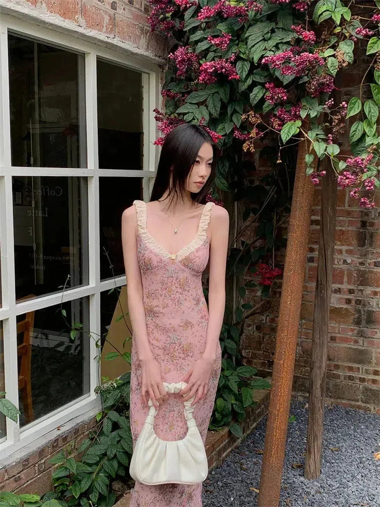 Stylish Work Outfits, Outfit Summer Ideas Pink Maxi Dress Stylish Work Outfits, Outfit Summer Ideas Pink Maxi Dress