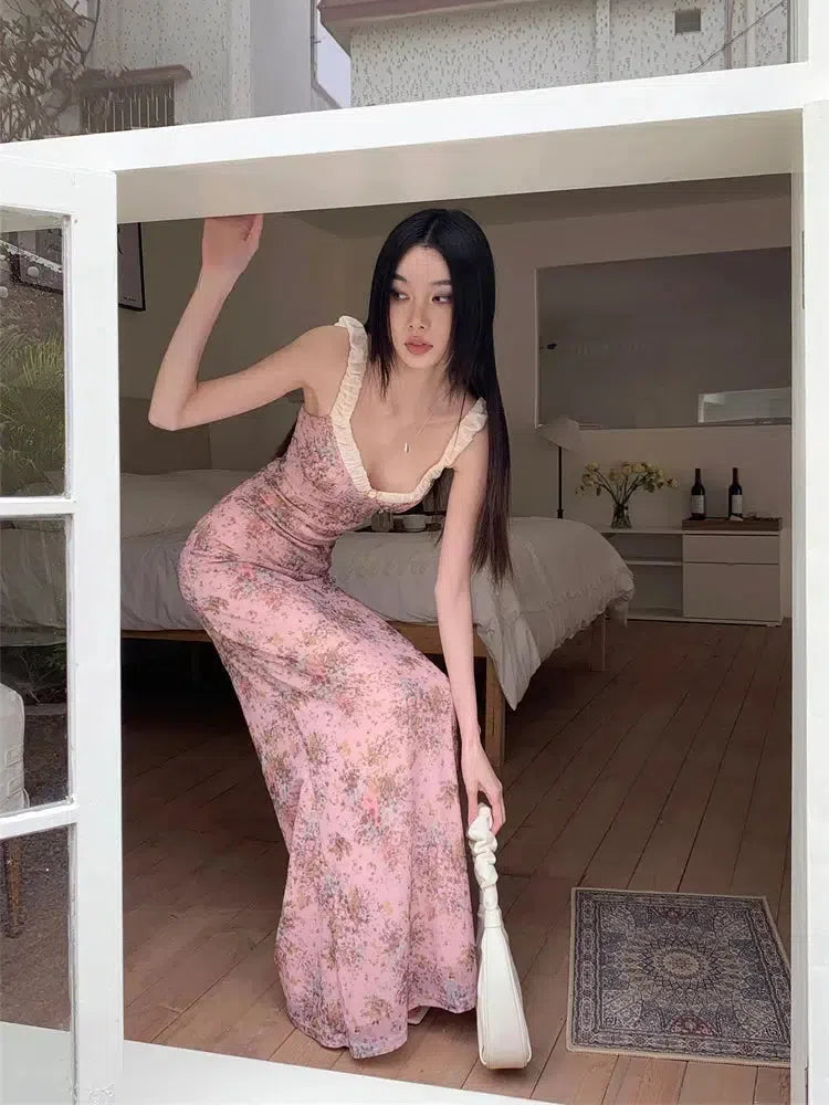 Stylish Work Outfits, Outfit Summer Ideas Pink Maxi Dress Stylish Work Outfits, Outfit Summer Ideas Pink Maxi Dress