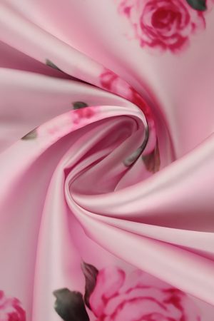 Stylish Work Outfits, Outfit Summer Ideas Pink Rose Satin Maxi Dress