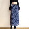 Stylish Work Outfits, Outfit Summer Ideas Plaid Midi Skirt