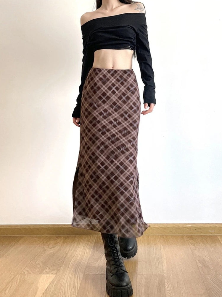 Stylish Work Outfits, Outfit Summer Ideas Plaid Midi Skirt Stylish Work Outfits, Outfit Summer Ideas Plaid Midi Skirt