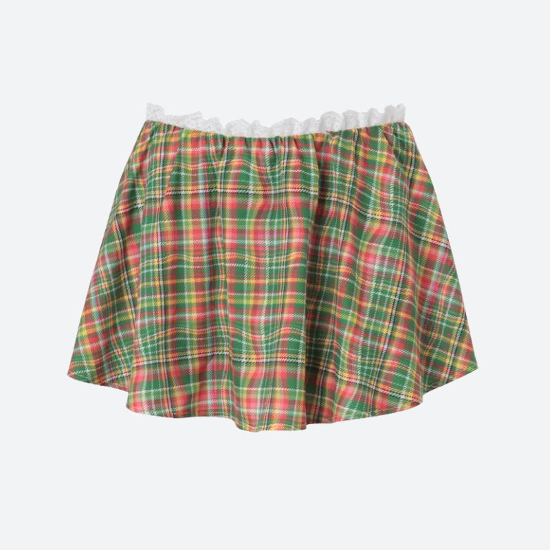 Stylish Work Outfits, Outfit Summer Ideas Plaid Mini Skort Stylish Work Outfits, Outfit Summer Ideas Plaid Mini Skort