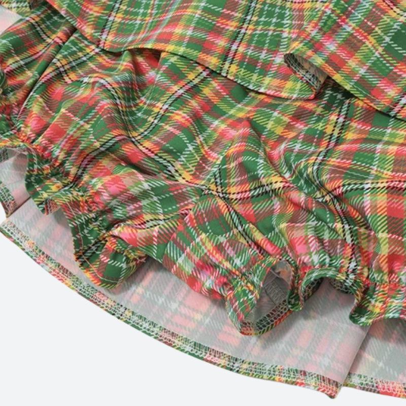 Stylish Work Outfits, Outfit Summer Ideas Plaid Mini Skort Stylish Work Outfits, Outfit Summer Ideas Plaid Mini Skort