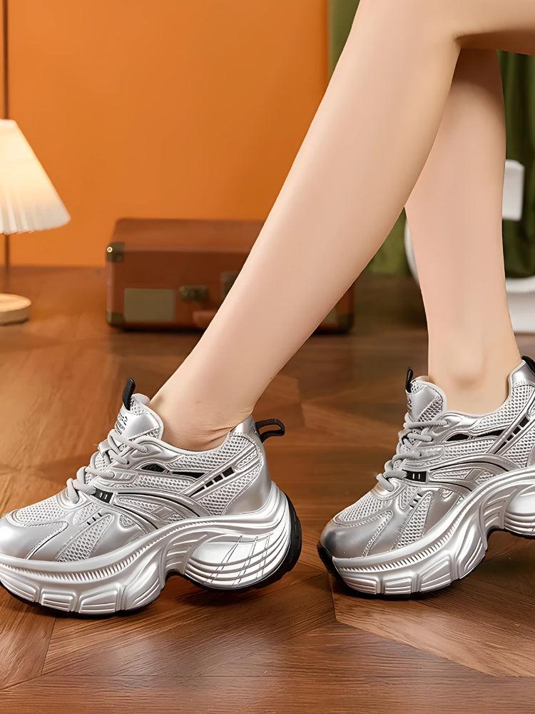 Stylish Work Outfits, Outfit Summer Ideas Platform Sneakers