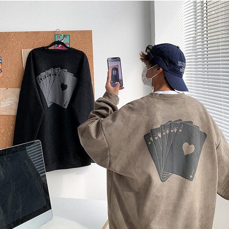 Stylish Work Outfits, Outfit Summer Ideas Playing Cards Sweatshirt