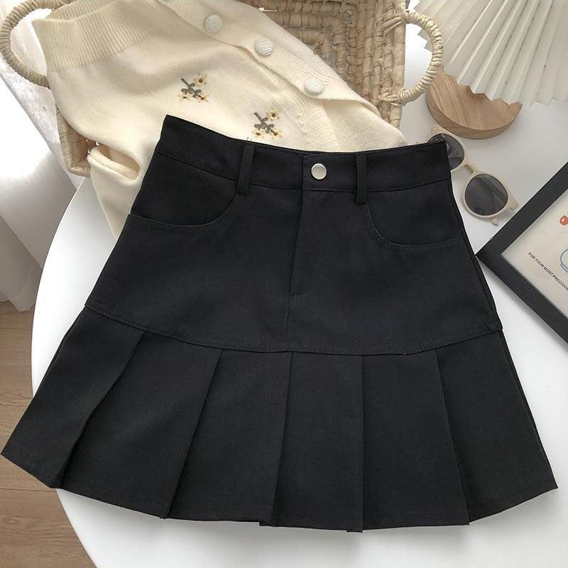 Stylish Work Outfits, Outfit Summer Ideas Pleated College Mini Skirt Stylish Work Outfits, Outfit Summer Ideas Pleated College Mini Skirt