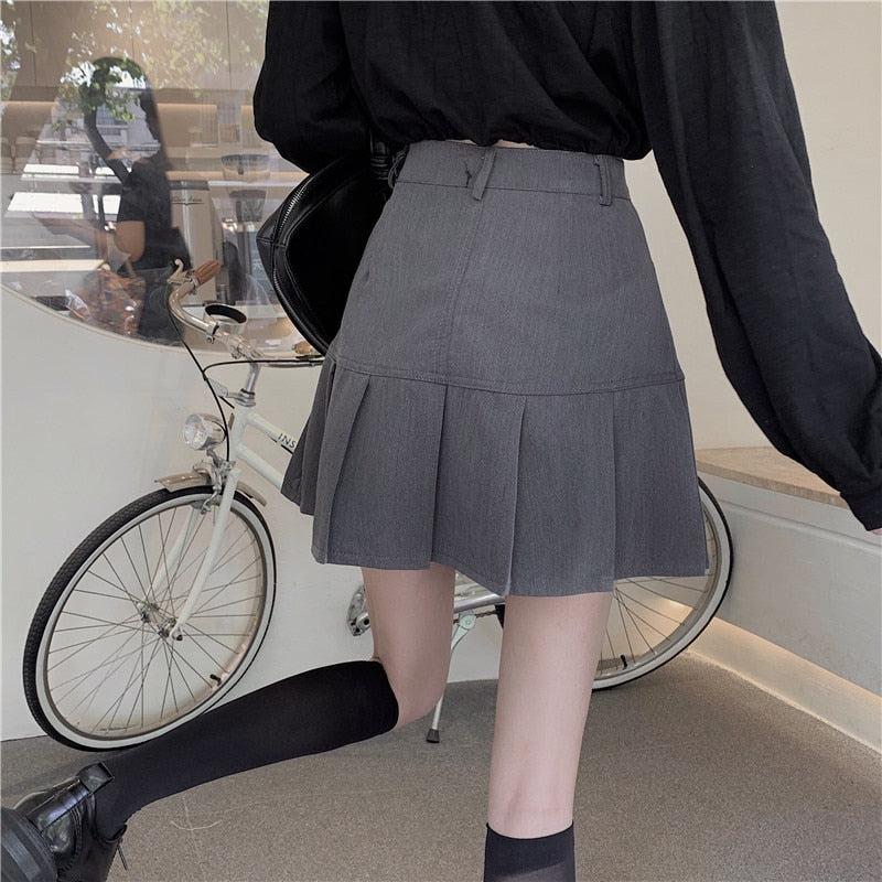 Stylish Work Outfits, Outfit Summer Ideas Pleated College Mini Skirt Stylish Work Outfits, Outfit Summer Ideas Pleated College Mini Skirt