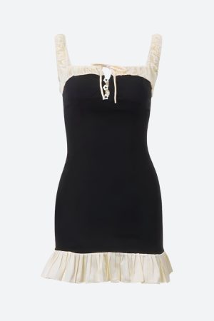 Stylish Work Outfits, Outfit Summer Ideas Pleated Hem Mini Dress