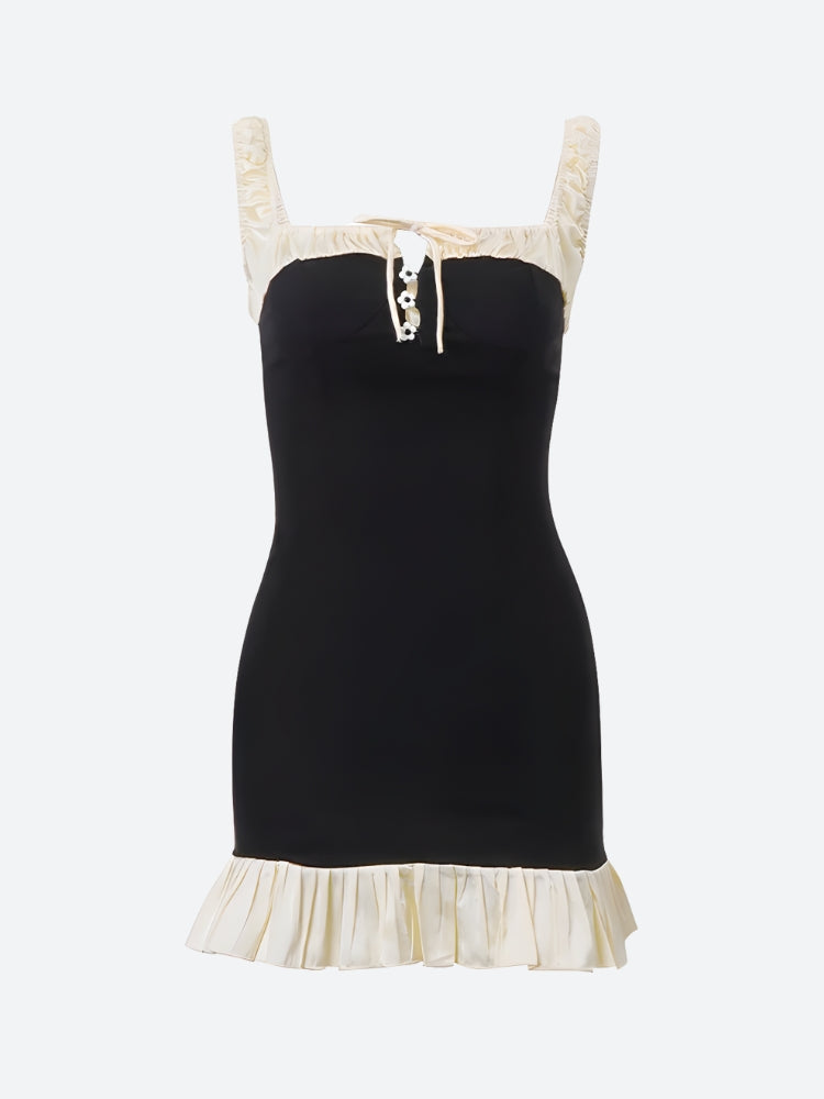 Stylish Work Outfits, Outfit Summer Ideas Pleated Hem Mini Dress Stylish Work Outfits, Outfit Summer Ideas Pleated Hem Mini Dress